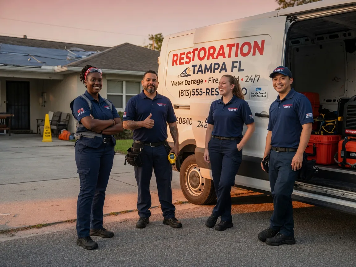 Water Damage Restoration company in Hamshire, TX